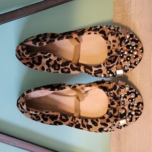 Nordstrom cheetah ballet flat shoes
